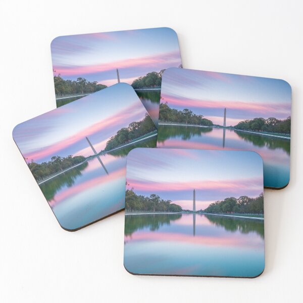 Item preview, Washington Monument and Reflecting Pool at Magic Hour designed and sold by Joshua Cahn.