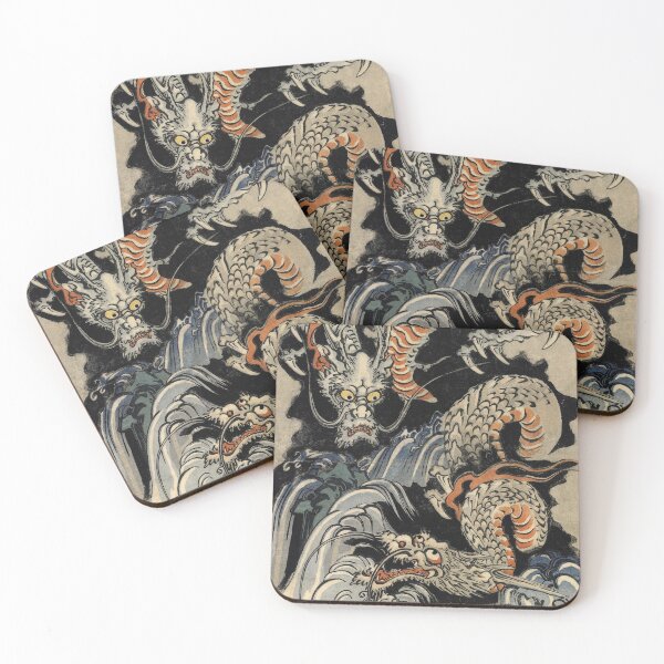 Item preview, Utagawa Kuniyoshi - Dragons designed and sold by Hangastudio.