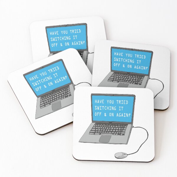 Item preview, Have you tried switching it off and on again? designed and sold by Geek-topia.