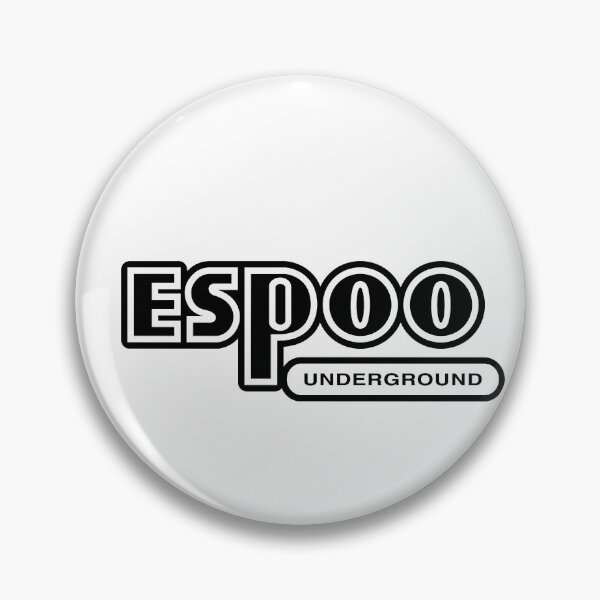 Item preview, Espoo Underground (musta teksti) designed and sold by futurytmi.