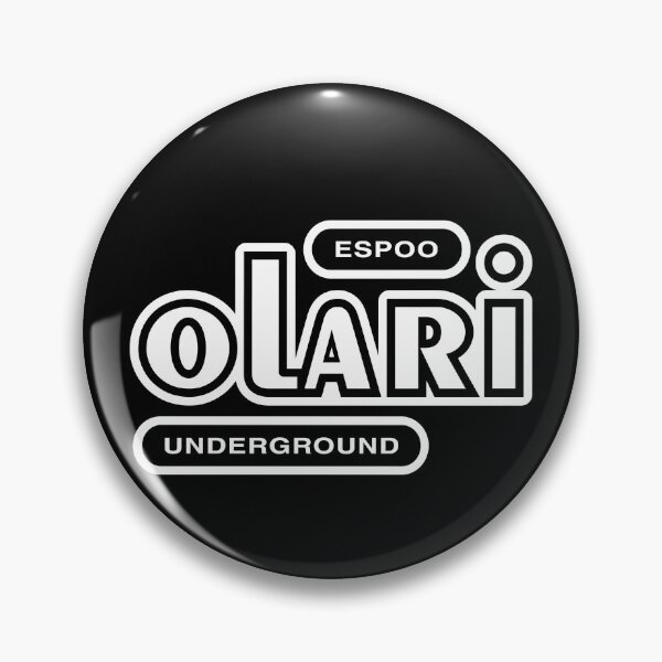 Item preview, Espoo Olari Underground (valkoinen teksti) designed and sold by futurytmi.