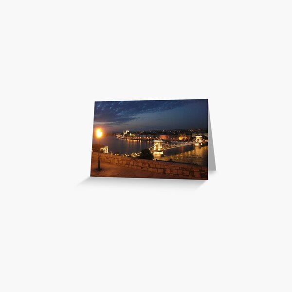 Enchanted Evening in Budapest Greeting Card