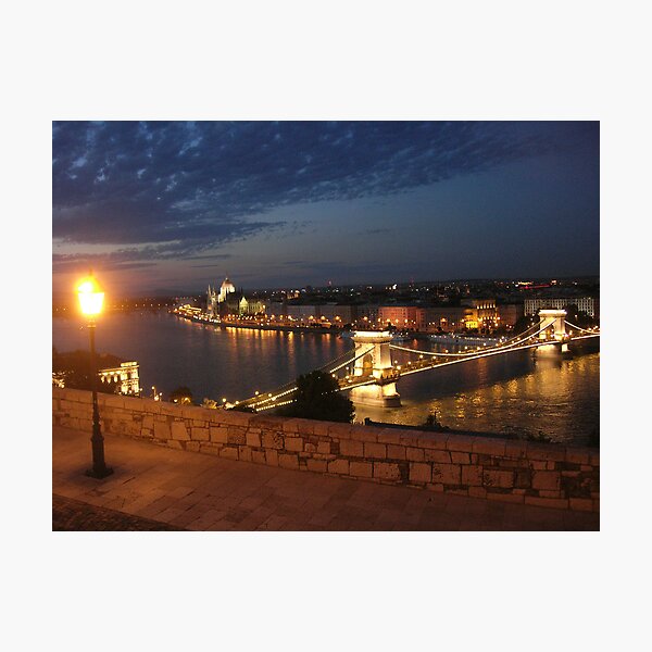 Enchanted Evening in Budapest Photographic Print