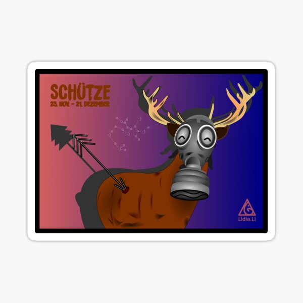 Zodiac sign: Sagittarius Sticker