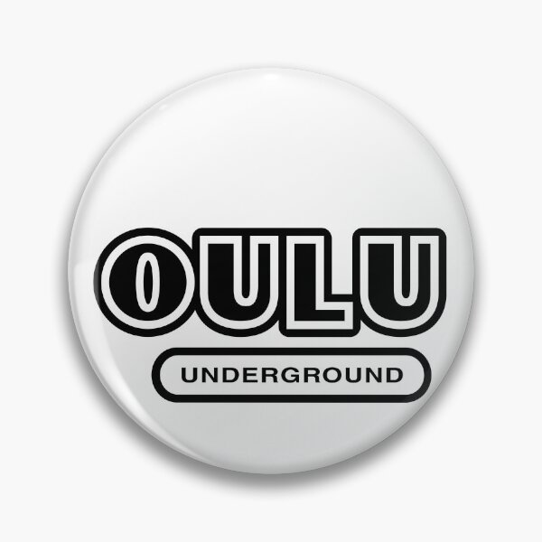 Item preview, Oulu Underground (musta teksti) designed and sold by futurytmi.