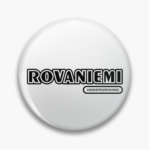 Item preview, Rovaniemi Underground (musta teksti) designed and sold by futurytmi.