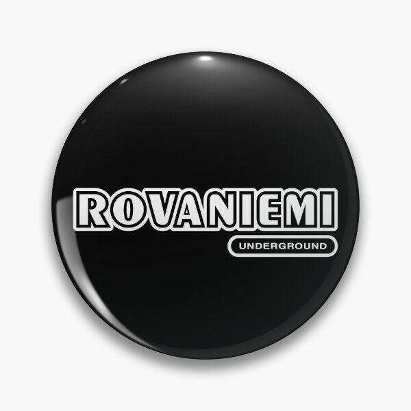 Item preview, Rovaniemi Underground (valkoinen teksti) designed and sold by futurytmi.