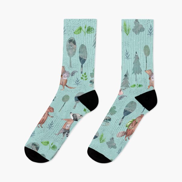 Item preview,  Hiking in the forest with friends designed and sold by Petit Faon Prints.