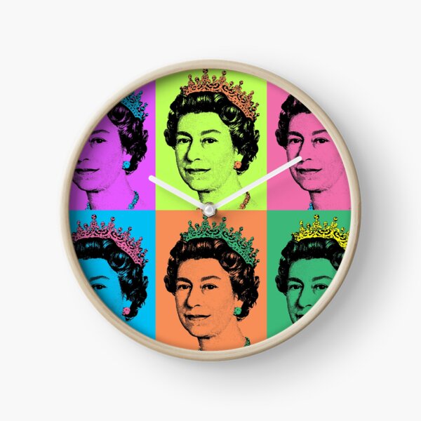 Queen Elizabeth II England British Clock