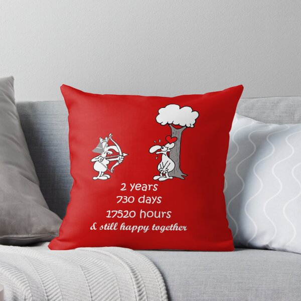 Item preview, 2nd Wedding Anniversary Gift For Him Her 2 Years Of Marriage 2nd Year Anniversary Funny Couple Matching designed and sold by FunnySunny T-Shirts.