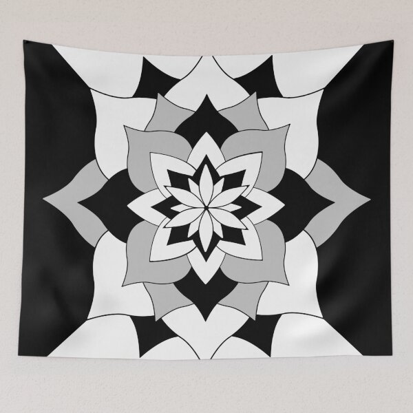 Item preview, Black And White Elegant Flower Design designed and sold by oursunnycdays.