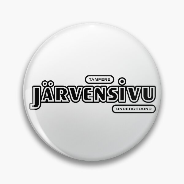 Item preview, Tampere Järvensivu Underground (musta teksti) designed and sold by futurytmi.