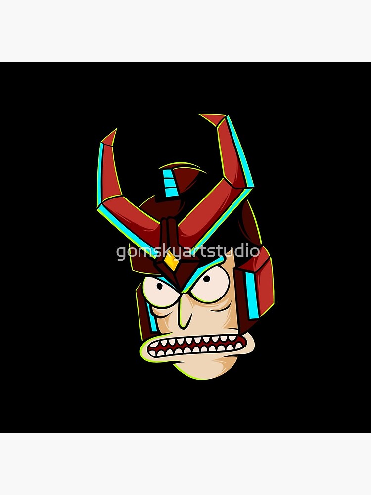 rick and morty samurai by gomskyartstudio