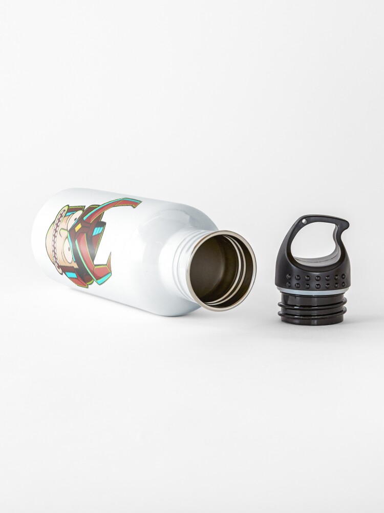 Alternate view of rick and morty samurai Water Bottle