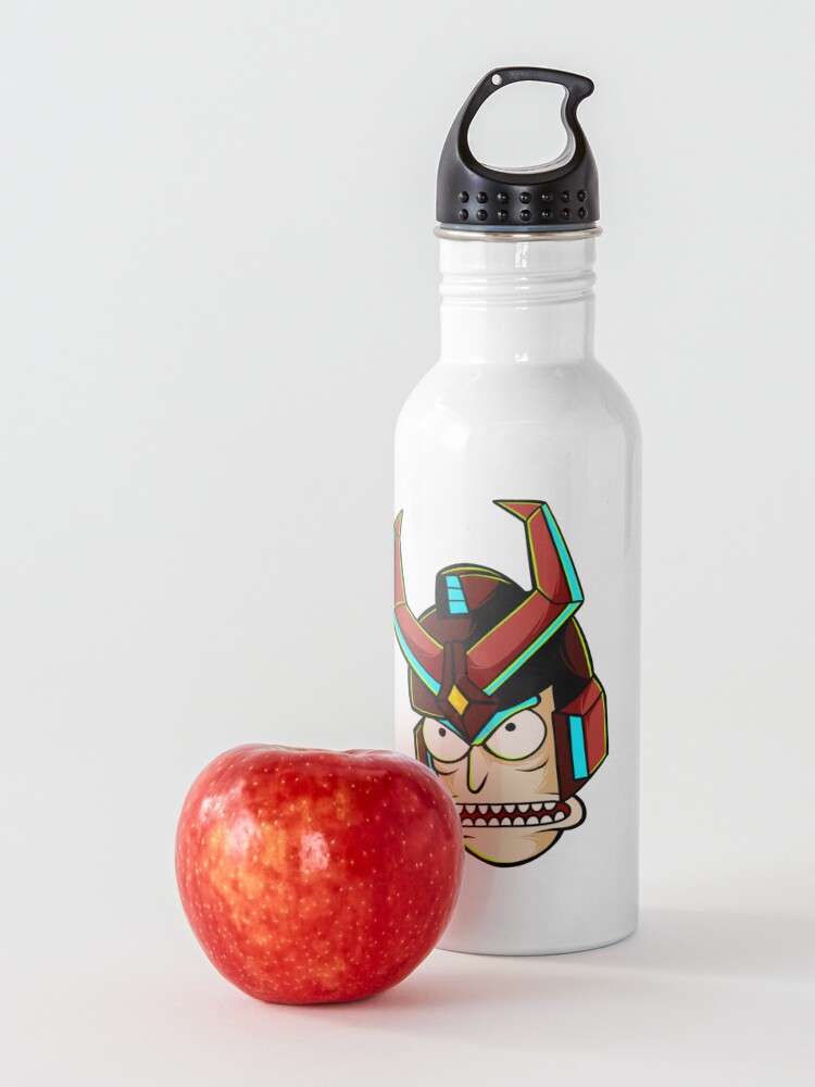 Alternate view of rick and morty samurai Water Bottle