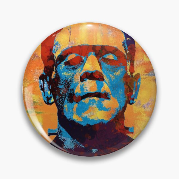 Item preview, Frankenstein Monster Pop Art Style Portrait by artist Stephen Chambers/The Pop Art Factory designed and sold by Stephen Chambers / The Pop Art Factory.