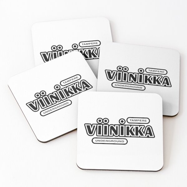 Item preview, Tampere Viinikka Underground (musta teksti) designed and sold by futurytmi.