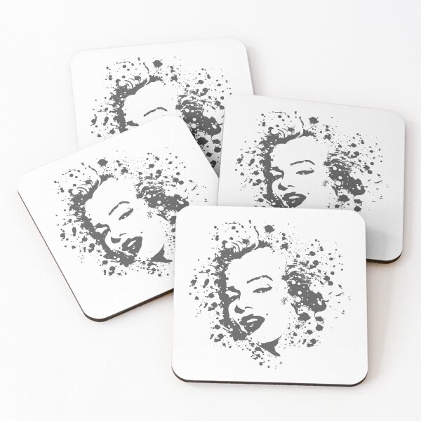 Item preview, Marilyn Splatter Grey designed and sold by ArtofDissent.