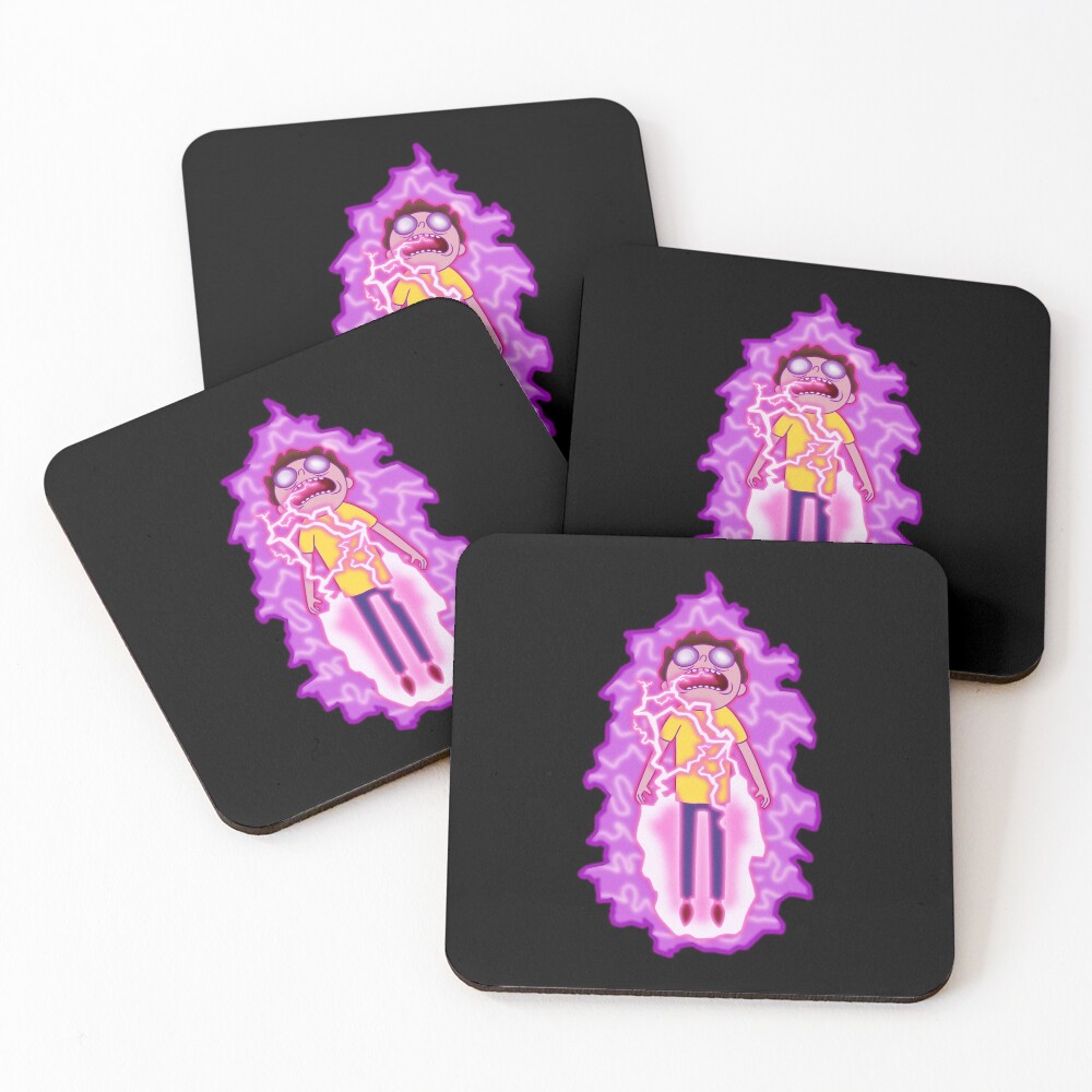 rick and morty Coasters (Set of 4)