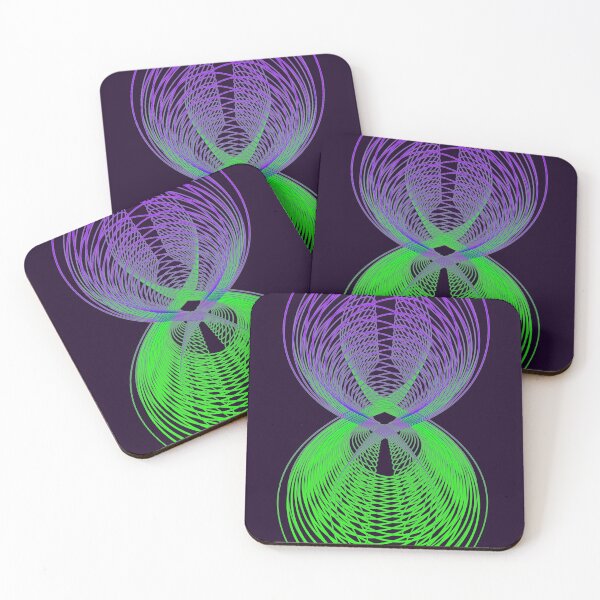 Item preview, Galaxy abstract geometric purple green designed and sold by Carolina Salazar.