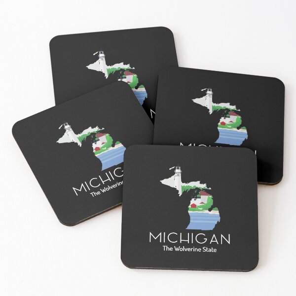 Item preview, Michigan Proud State Motto The Wolverine State print designed and sold by jakehughes2015.