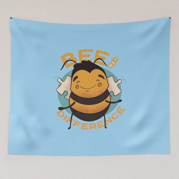 Item preview, Be different, bear, bee designed and sold by DerSenat.