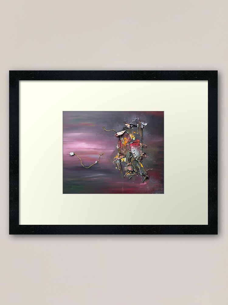 Alternate view of Unplugged Framed Art Print