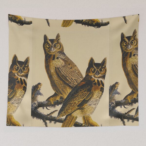 Item preview, Owls - John James Audubon designed and sold by Vintage Designs +.