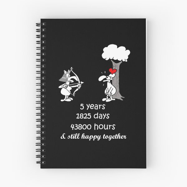 Item preview, 5th Wedding Anniversary Gift For Him Her 5 Years Together 5th Year Of Marriage Anniversary Funny Couple Matching designed and sold by FunnySunny T-Shirts.