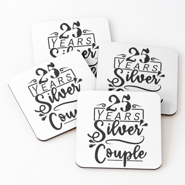 Item preview, 25 years -silver couple! designed and sold by Cutebutfunny.