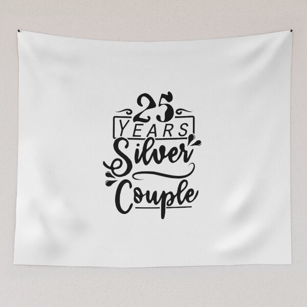 Item preview, 25 years -silver couple! designed and sold by Cutebutfunny.