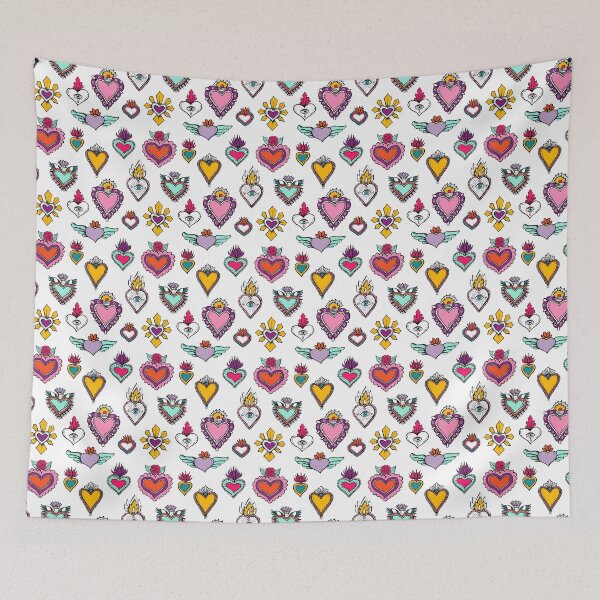 Item preview, Ex Voto Sacred Heart Pattern - Multicolor designed and sold by alexixela.