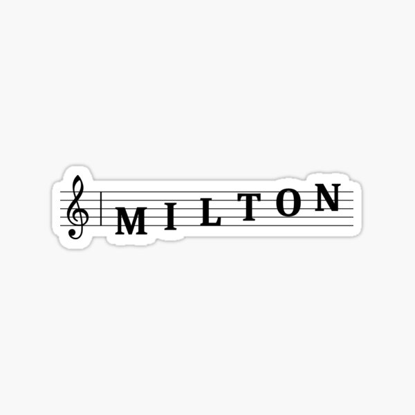 &ldquo;Name Milton&rdquo; Sticker for Sale by gulden | Redbubble