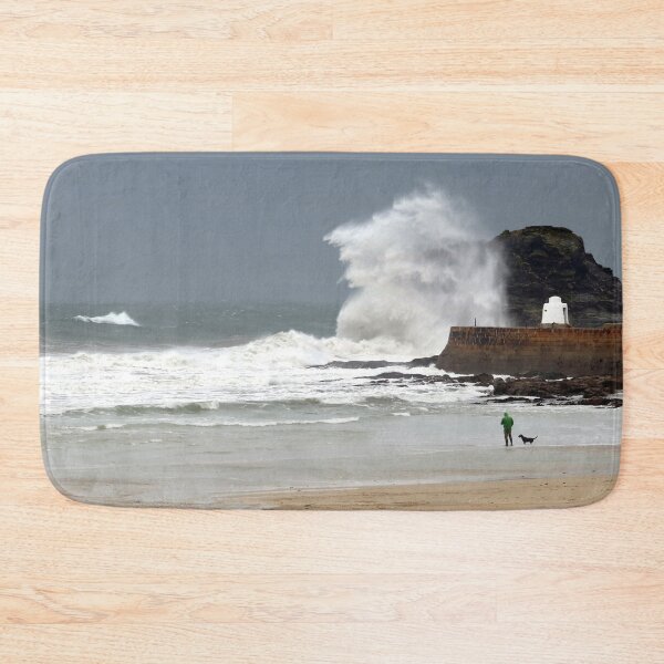 Item preview, One Man And His Dog At Portreath designed and sold by Terri Waters Photography & Design.