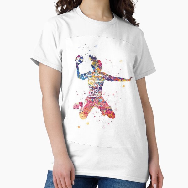 Item preview, Hanball player, handball poster, sports poster, gift idea, sports gift, several formats, women's sport designed and sold by mael35200.