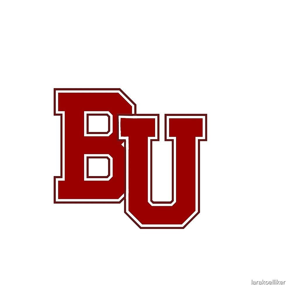 "Boston University Varsity Letters" by larakoelliker Redbubble