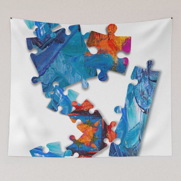 Item preview, Abstract jigsaw design. designed and sold by 13thstreet.