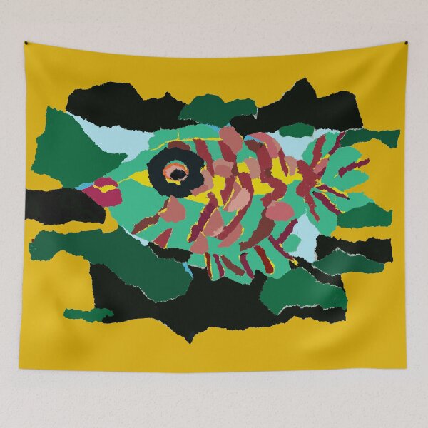 Item preview, Green fish designed and sold by Refletsirises.