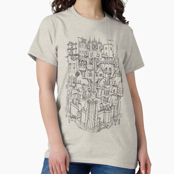 Vista previa del artículo con la obra «Castillo de escher», diseñado y vendido por Matěj Čadil.