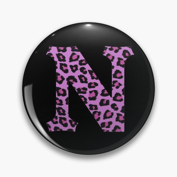 Item preview, Purple Letter N Leopard Cheetah Monogram Initial designed and sold by SqueakyRicardo.