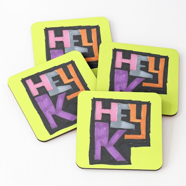 Item preview, hey K Logo Marker Style - Solo Version designed and sold by HeyK.