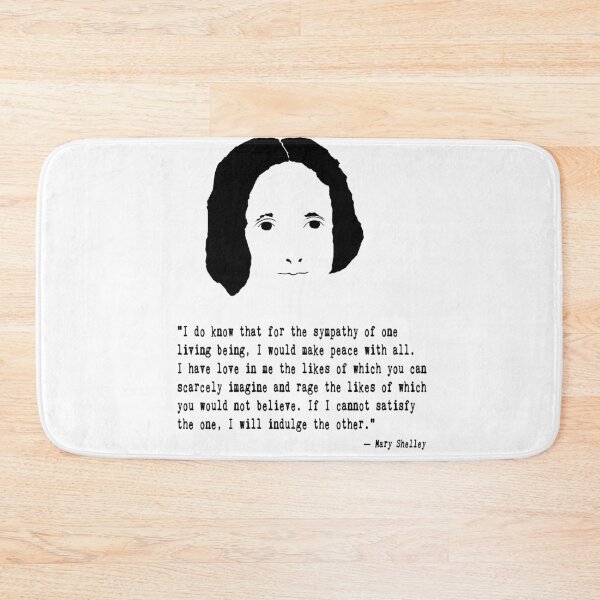 Item preview, Mary Shelley Frankenstein Quote designed and sold by The Dead  Writers Circle.