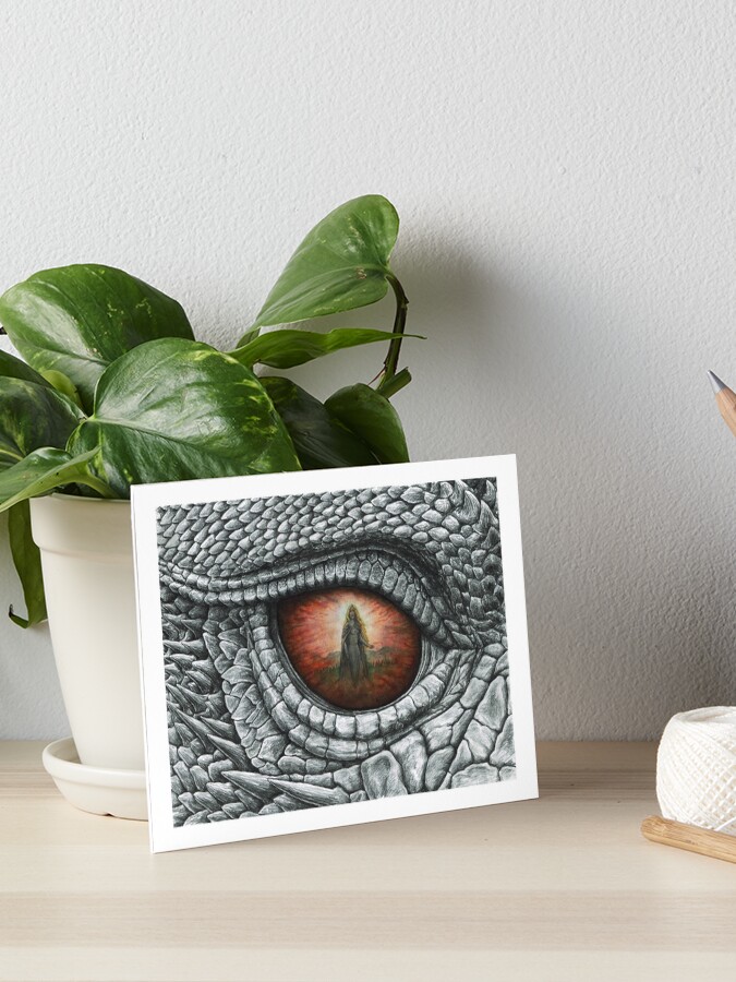 The Eye of Glaurung Art Print for Sale by Matěj Čadil