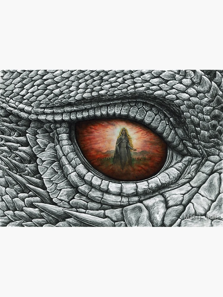 The Eye of Glaurung Sticker for Sale by Matěj Čadil