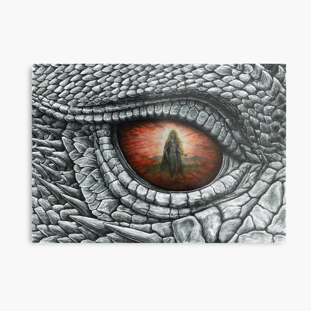 The Eye of Glaurung Signed Print Tolkien Art Fantasy 