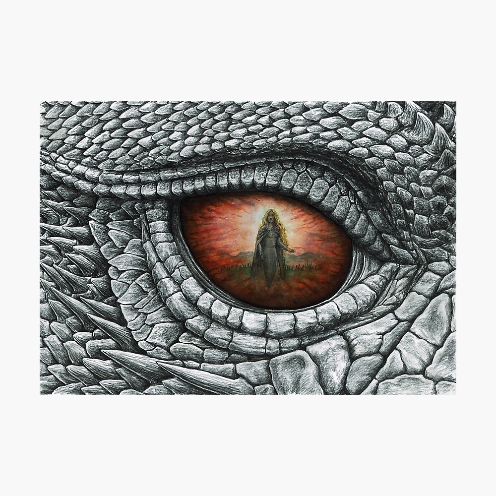 The Eye of Glaurung Art Print for Sale by Matěj Čadil
