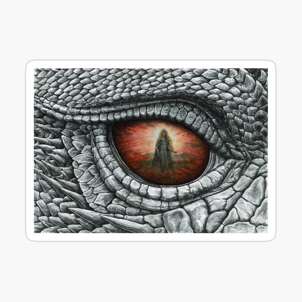 The Eye of Glaurung Sticker for Sale by Matěj Čadil