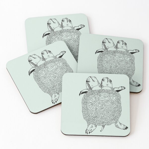 Item preview, Two headed turtle designed and sold by GalaxyPingu.