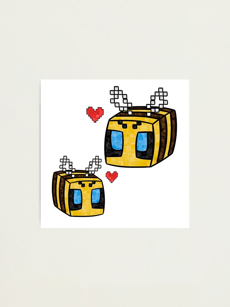 Minecraft Bee Art Board Print for Sale by PGUniverse