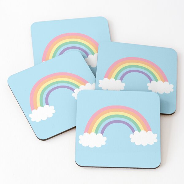 Item preview, Pastel Rainbows Clouds Kawaii Cute designed and sold by candymoondesign.